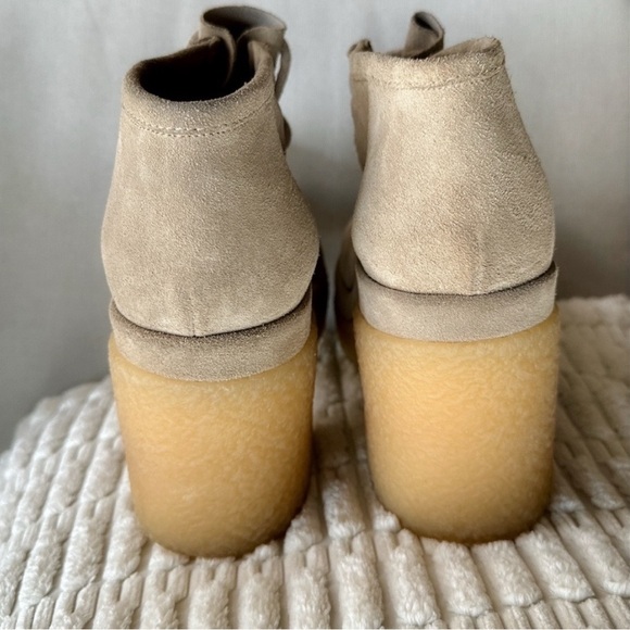 Chloé Jamie Suede Platform Lace-Up Booties - Picture 9 of 15